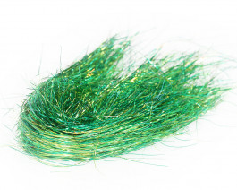 Fine 3D Tinsel Hair, Green UVR / 28